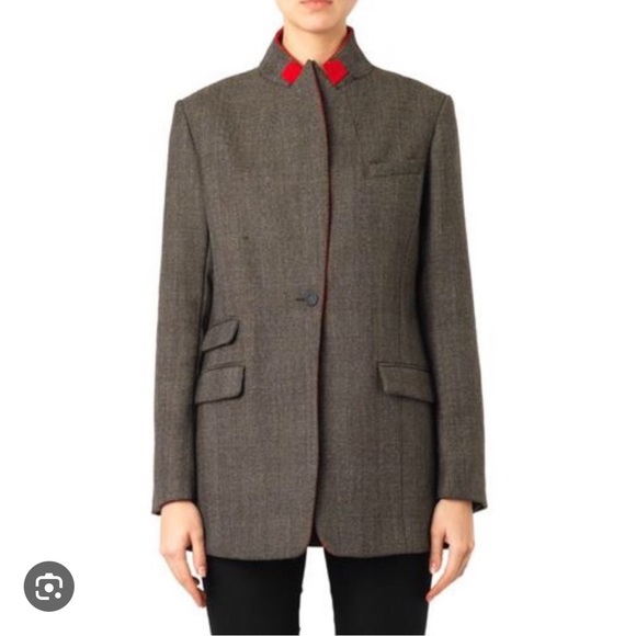 Rag & Bone Paloma Jacket With Red Lapel - Picture 16 of 16